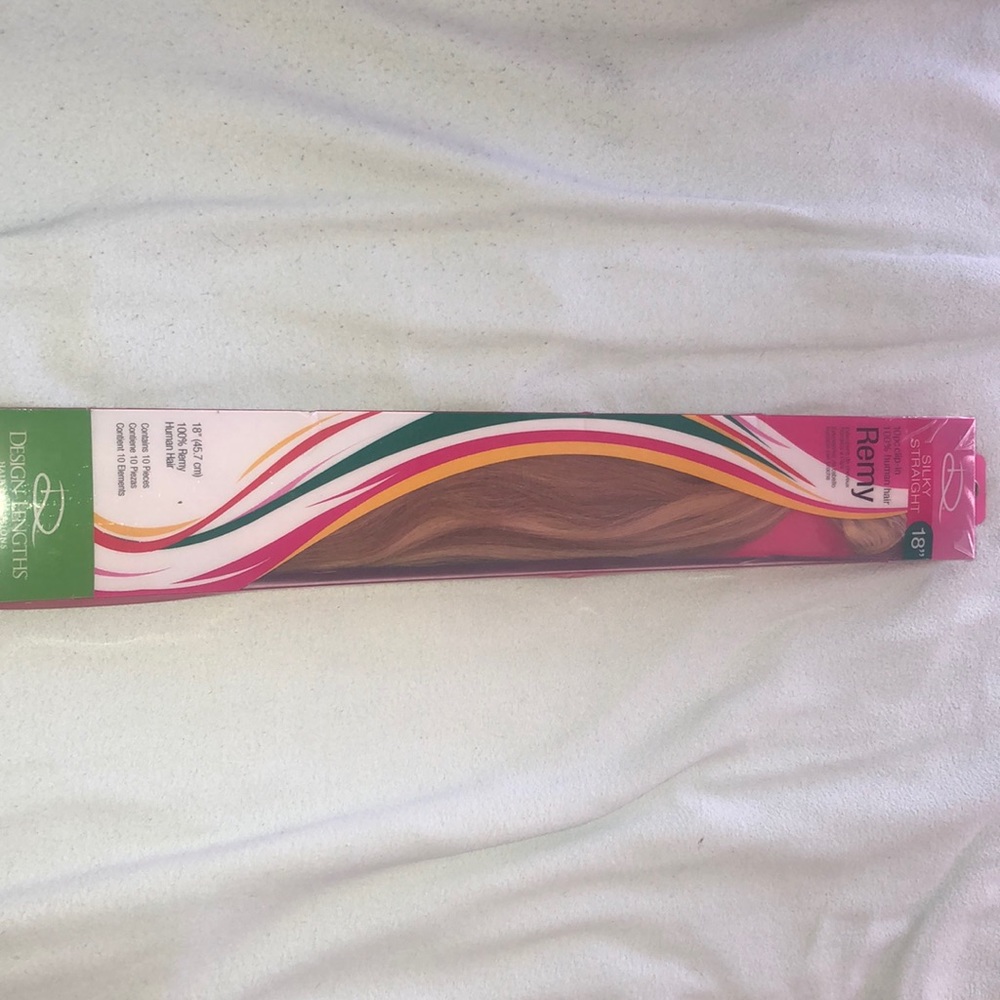 Remy hair extensions, opened but NEVER WORN